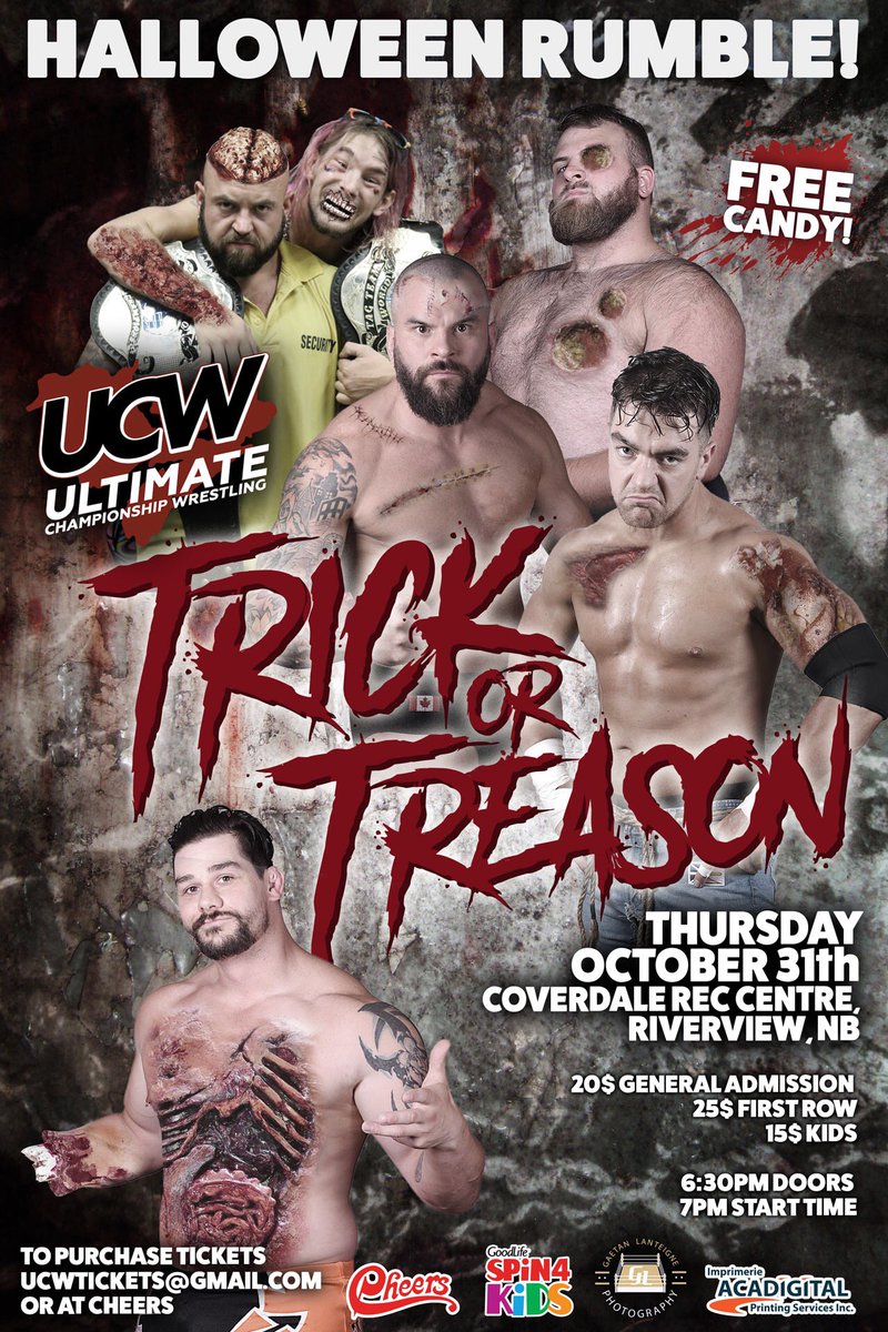 ProUcw's tweet image. Welcome to our brand new Twitter page! Make sure to follow us at @ProUcw to stay up to date with all of our future events. #MaritimeWrestling #Halifax #Moncton