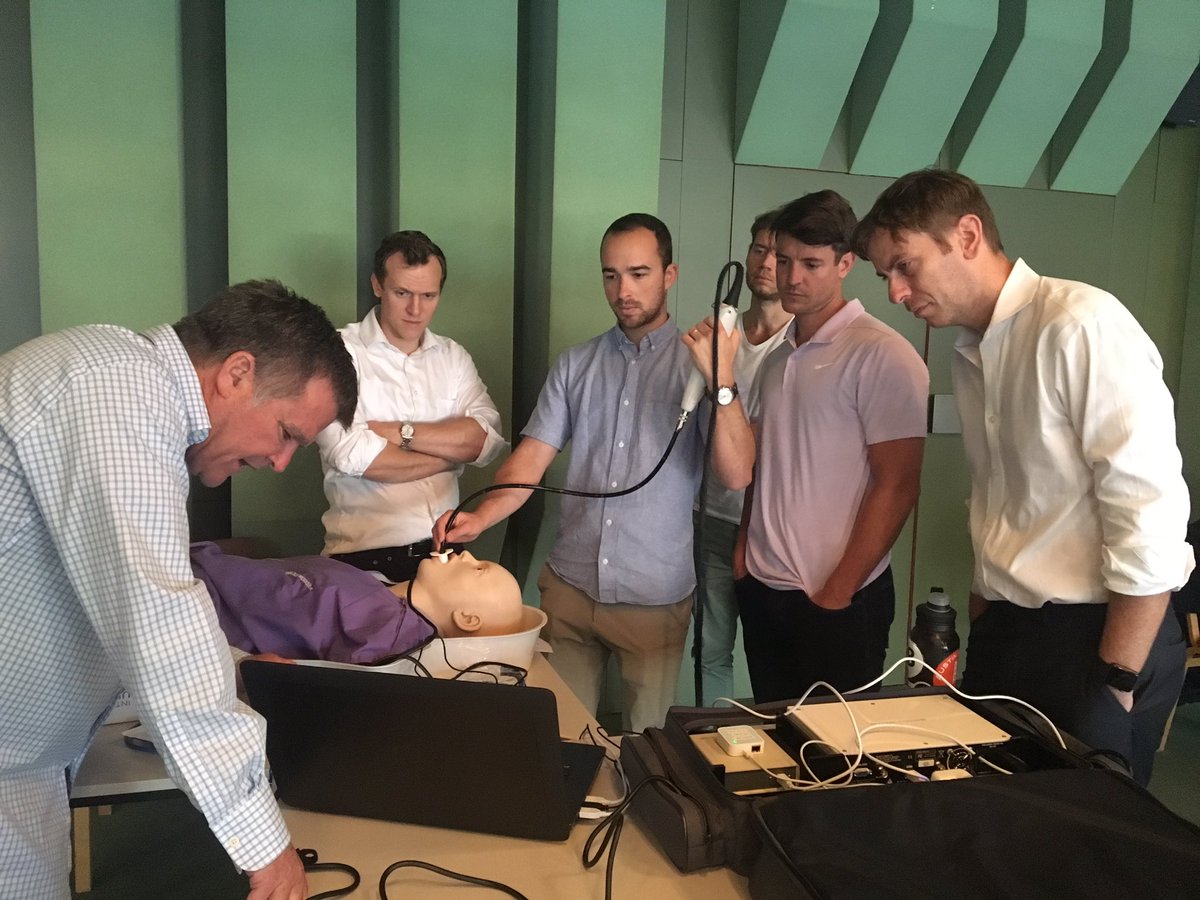 TEE team bonding at #EUSEM19 <a href="/AndrewMFried/">Andrew Fried</a> <a href="/mackendc/">David Mackenzie</a> <a href="/PeterEamonn/">Peter Croft</a> @ChrisAllison_VT  #mainepocus #ultrasoundfellowship