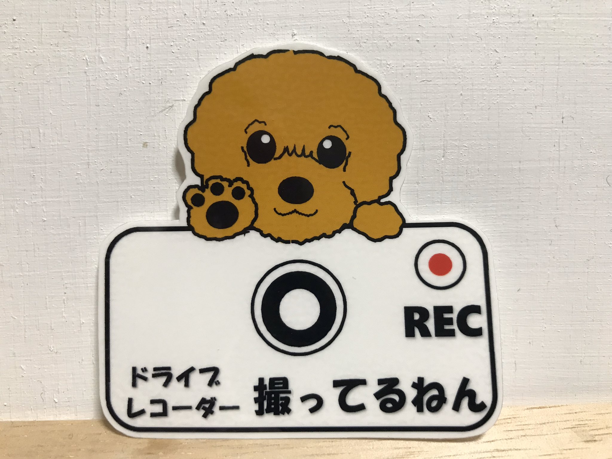 Kororeo工房 ꫛꫀꪝ ドライブレコーダーステッカー トイプードル ハンドメイド オリジナルイラスト ドライブレコーダー録画中 トイプードル T Co Irkzthjd4b Twitter