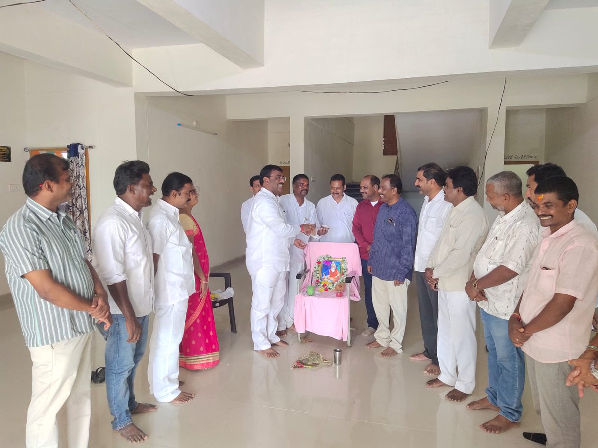 Participated Sri valmiki maharshi jayanti celebration##zp office## dpo office## wanaparthy mpdo office###