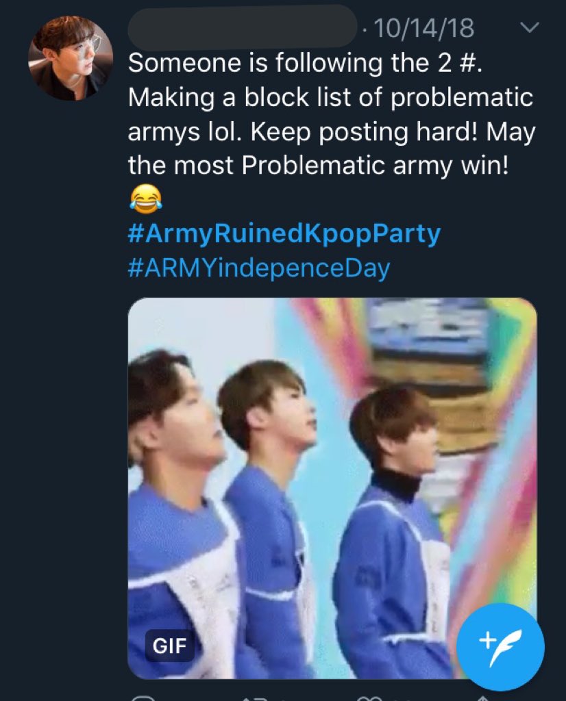 Of course, ARMY was devastated at being expelled from the kp0p community, but we had no choice but to put on a brave face and carry on.