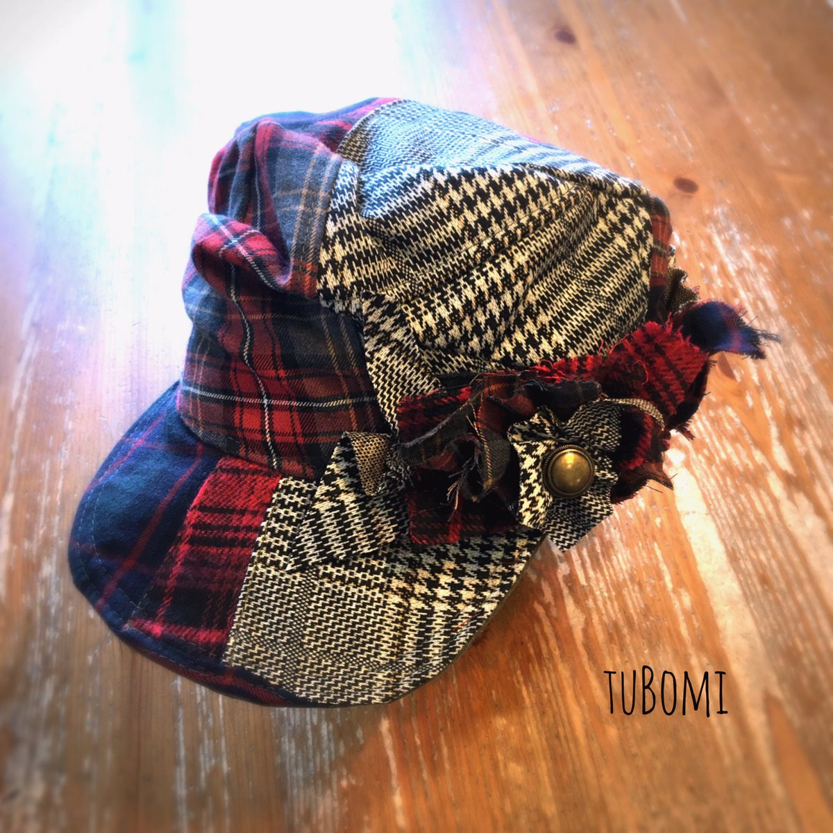 kaya1209's tweet image. new brand ✨
   帽子デザイナー＊tuBomi＊
〜本日新作の入荷です！

glen check &amp;amp; check✨
(内径60㎝)
"装飾は取り外し可"

#patchworkcap #ライブ #衣装 #リメイク好きな人と繋がりたい #帽子好きの人と繋がりたい #帽子デザイナー #check #glencheck