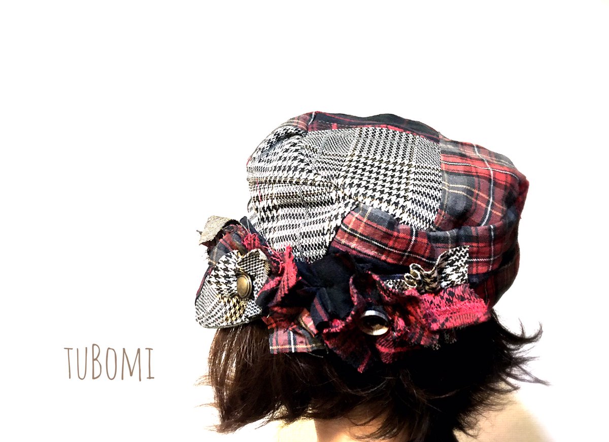 kaya1209's tweet image. new brand ✨
   帽子デザイナー＊tuBomi＊
〜本日新作の入荷です！

glen check &amp;amp; check✨
(内径60㎝)
"装飾は取り外し可"

#patchworkcap #ライブ #衣装 #リメイク好きな人と繋がりたい #帽子好きの人と繋がりたい #帽子デザイナー #check #glencheck