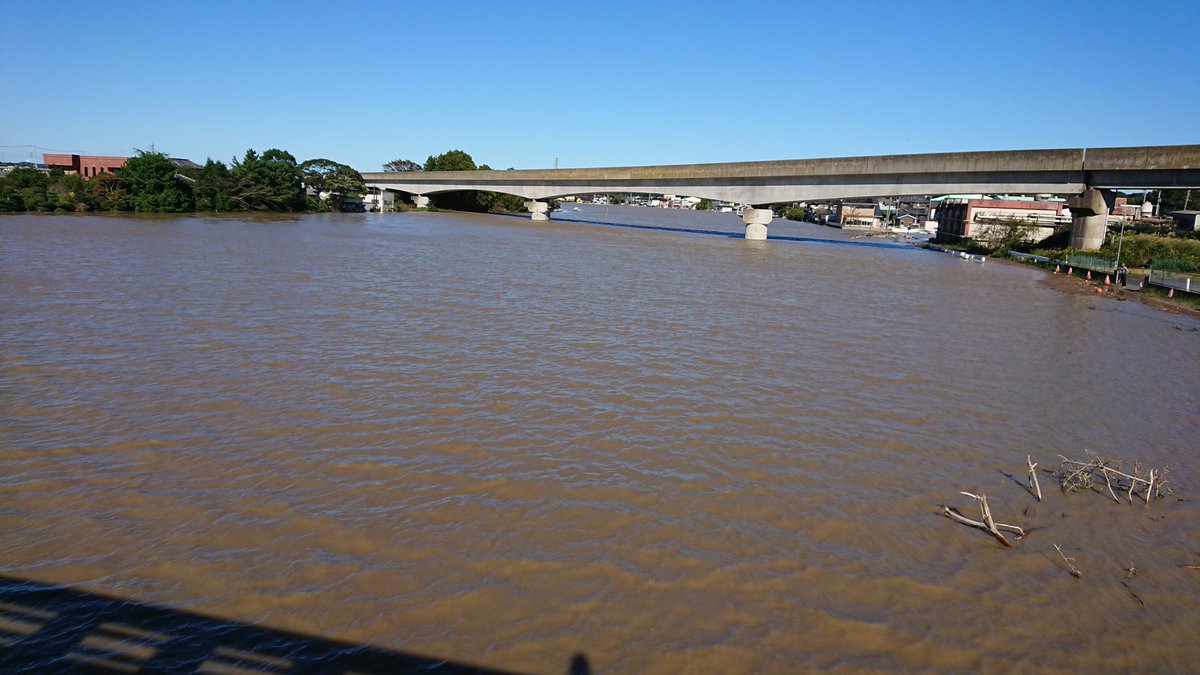 【 #台風19号 】 #涸沼川 付近の様子 浸水被害まとめ「いまだに浸水している」「普通にやばい」まとめのカテゴリ一覧はちまとについて関連サイト一覧