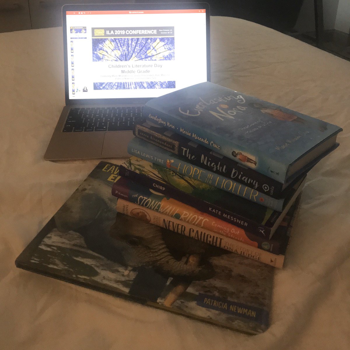 A little late night prep for #CLDmiddle #ILA19!!! Cannot wait to learn from our featured authors and to share their wonderful books! NOTHING better than the #middlegrades! @GaylePitman @ericaadunbar @KateMessner @LisaLewisTyre @cruzwrites @PatriciaNewman @VeeraHira