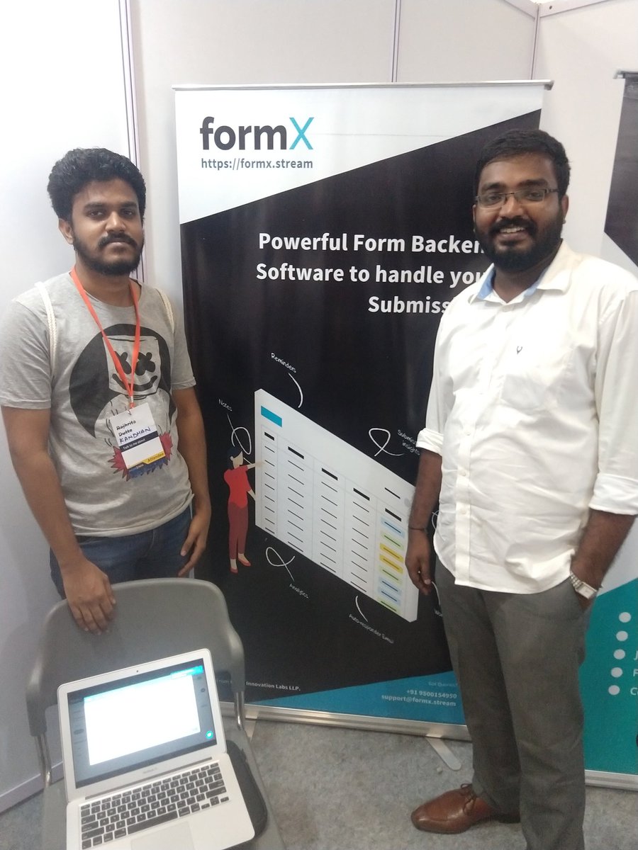 edichennaitn's tweet photo. Happy to host @formxapp in our @pyconindia EDII-TN Startup showcase. #pycon #saas #chennai #tradecenter https://t.co/Gr5W0y8Sap