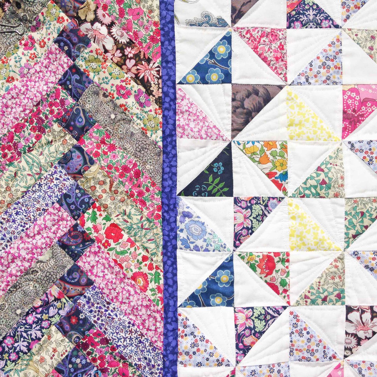 Just love the detail in our Quilt SOS quilts that arrive in the studio!  The border on this quilt made by Kay Edwards is simply beautiful.  #lotsofhardwork #sewing #quilting #quilt