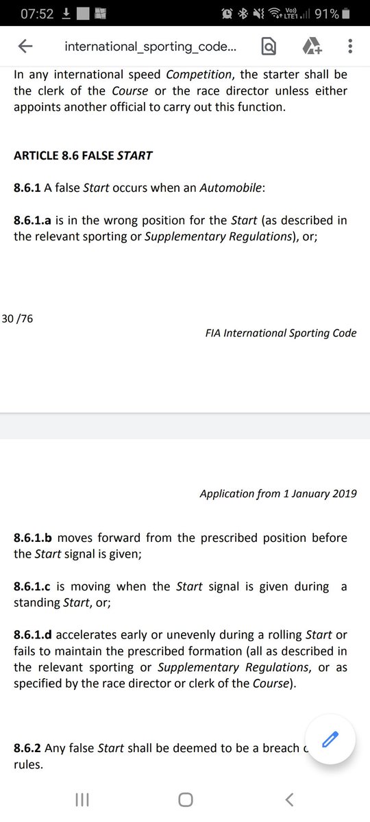 randomlyset's tweet image. @CroftyF1 @PaulDiResta @tedkravitz surely Seb breached part B and/or C with a false start! No? No mention of sensors. #falsestart #AskCrofty #SkyF1 #JapaneseGP #blackandwhite #rule #fia @fia