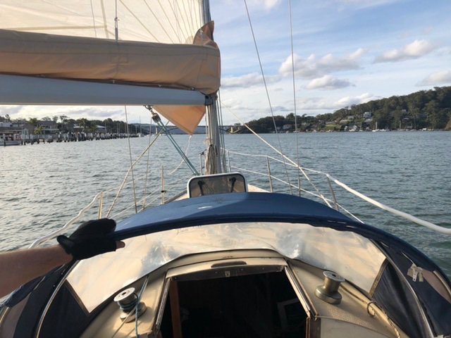 Beautiful evening for a sail! #Firstoftheseason @quaysmarina Looking forward to catching up on Thursday.