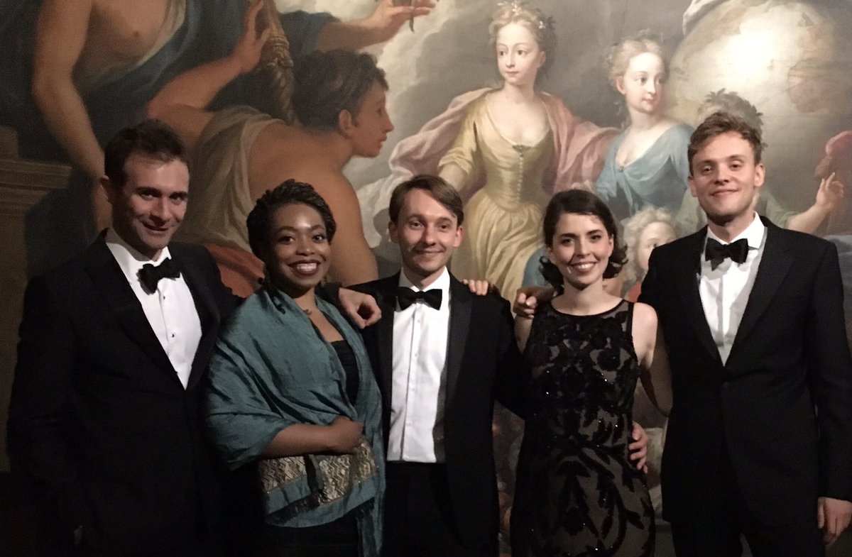 Great team of soloists for a Baroque concert in the spectacular Painted Hall at the Old Royal Naval College <a href="/orncgreenwich/">Old Royal Naval College</a> <a href="/OperaPrelude/">Opera Prelude</a> <a href="/FrannyChiejina/">Francesca Chiejina</a> <a href="/MargoArsane/">Margo Arsane</a> <a href="/edbllrd/">Ed Ballard</a> Alex Chance