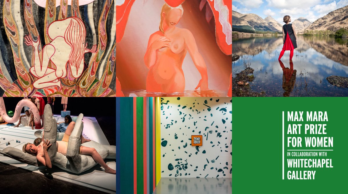 _TheWhitechapel's tweet photo. We are delighted to announce the five shortlisted artists for the 8th edition of the #MaxMaraArtPrize for Women: Allison Katz, Katie Schwab, Tai Shani, Emma Talbot and Hanna Tuulikki! Find out more about each of the artists' works here: https://t.co/i0Cuh93KjU https://t.co/ZVqqsxE1YY