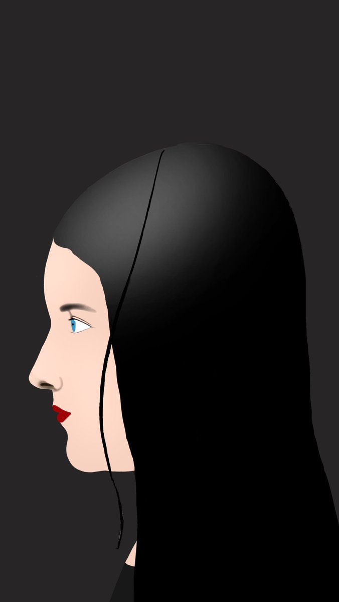 Twoucan 横顔の少女美人画 の注目ツイート イラスト マンガ コスプレ モデル
