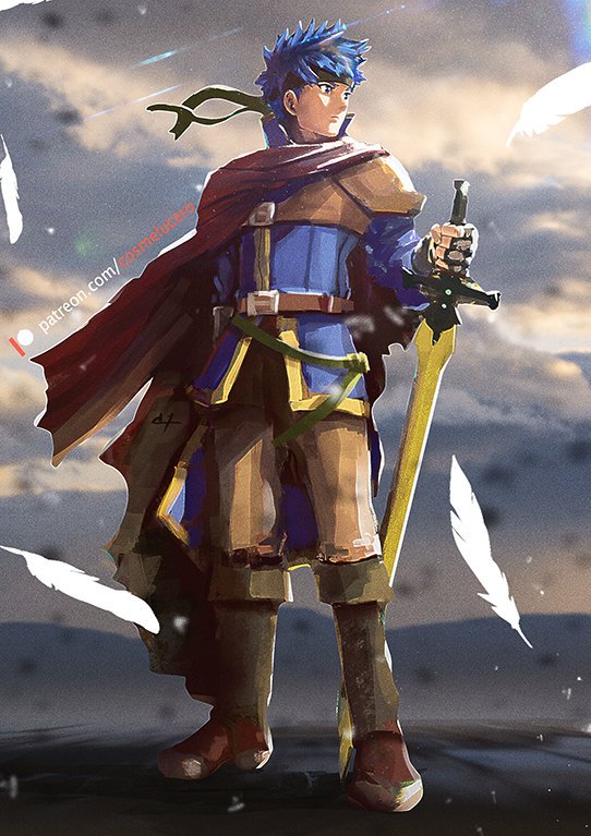 Mysterious Swordsman, Ike has appeared! 