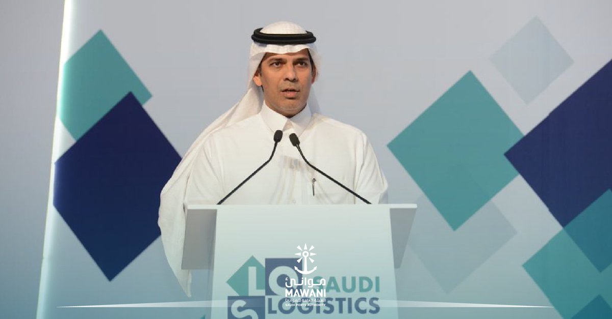 MawaniKSA's tweet photo. Happening now|  H.E. Minister of Transport Dr. Nabil Al Amoudi inaugurates Saudi Logistics and launches its 1st &amp; largest initiative #AlKhomra- the largest logistics hub in KSA- within the framework of #Saudi_Logistics_Conference https://t.co/KNLkXH6iV6