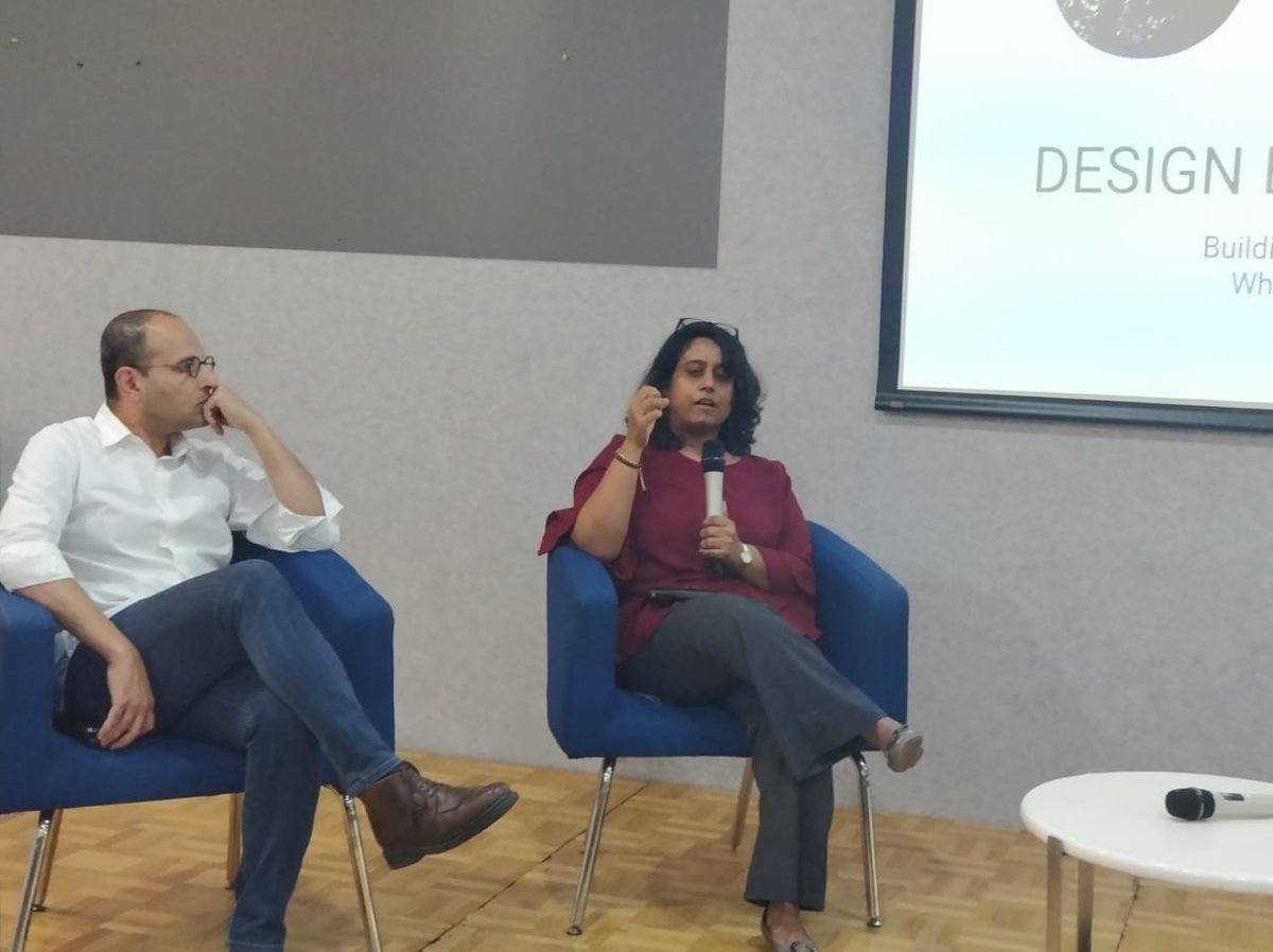 s_chowdhury's tweet image. At MSIDC, Hyd, Reena Dayal, Director, Garage India highlighted how at Garage the boundaries of hierarchy are blurred and Microsoft India comes together to envision, design, and  innovate to impact lives! #HDW #HyderabadDesignWeek #MicrosoftIndiaDevelopmentCenter