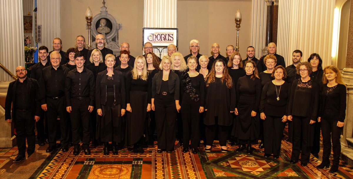 Delighted to have our first official performance and this lovely photo in the bag! MusiCórum sing again today at 12 Midday during the Latin Mass in Sts Peter and Paul's, off Patrick St, Cork.