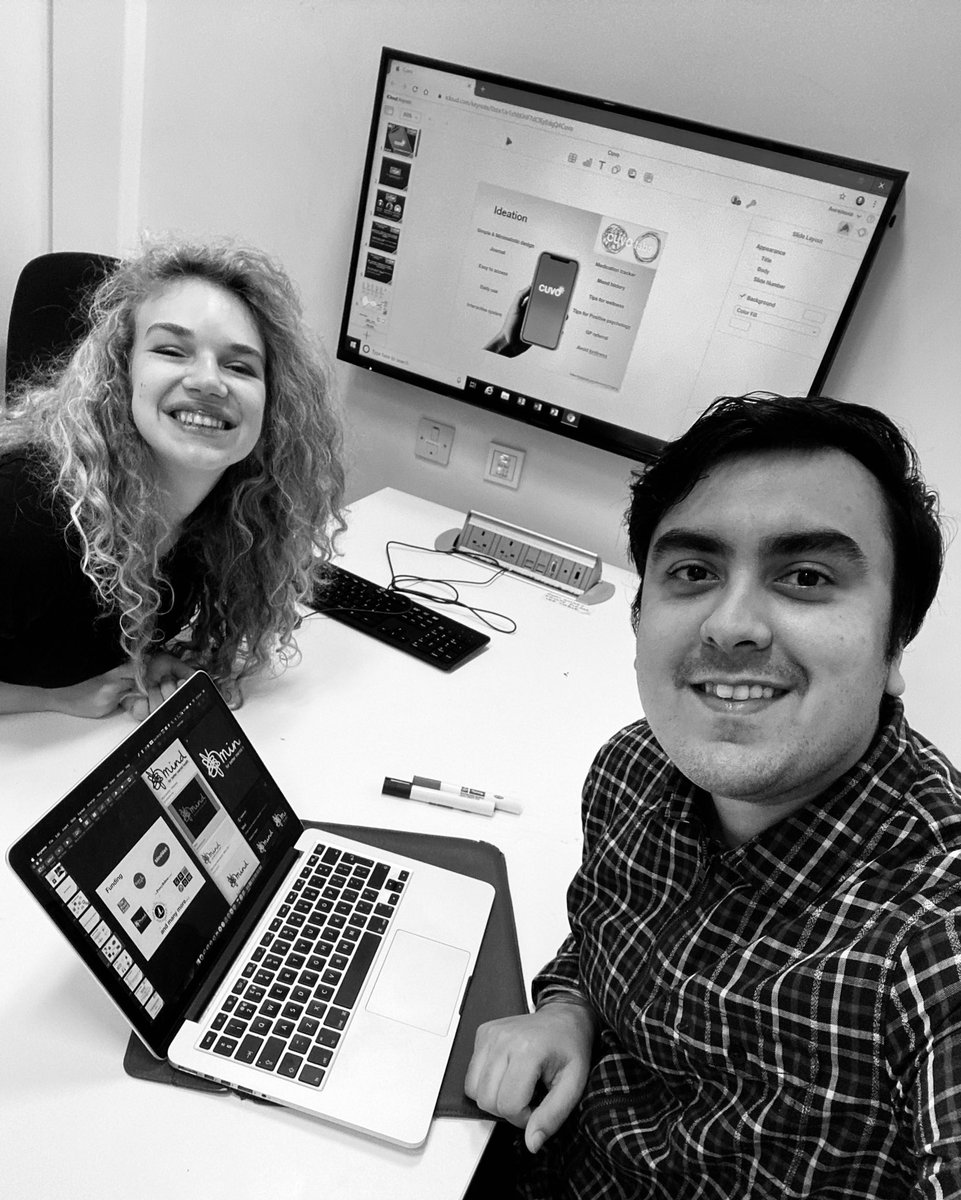 Cuvolabs are ready to go #healthcarehackathon #medtech #2019 #leedsbeckett #uniofleeds 
Stay tuned for a fresh approach at mental healthcare tracking!