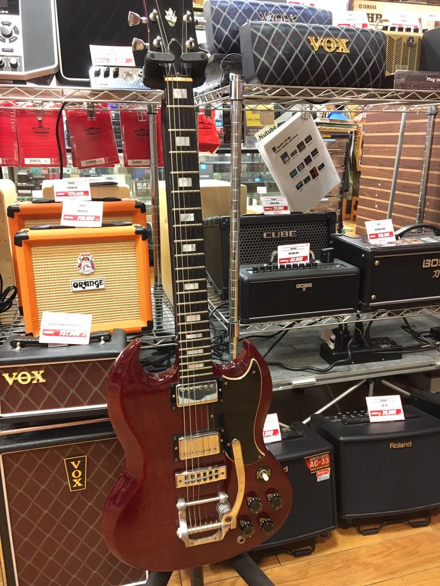 red_guitars_'s tweet photo. 尾島です。
【入荷情報】
Gibson 1973製SG Standardのフルオリジナルが入荷しました!
やはり風格が違いますね…
詳細は後日ご紹介します。
#RockLabel https://t.co/TPFSTBH7bI