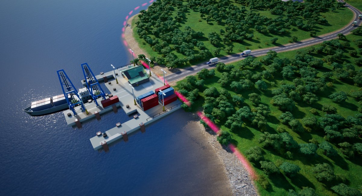 CartelTycoon's tweet photo. We decided to show you the visual changes in the map. Look at the rivers!
And we took screenshots of the border buildings: an aerodrome, a port and a checkpoint.
#CartelTycoon #Tycoon #UE4 #UnrealEngine #DisgustingMen https://t.co/jujMYsqDNs