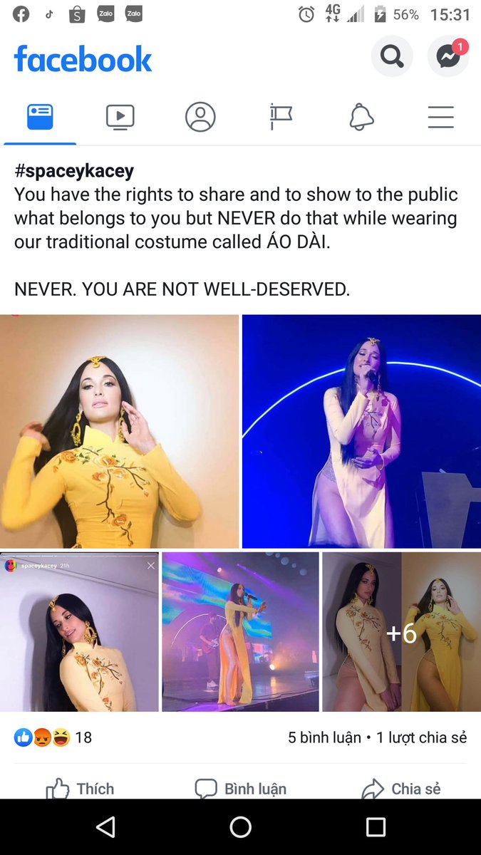 #spaceykacey 
She did not deserve to wear Ao Dai Vietnam