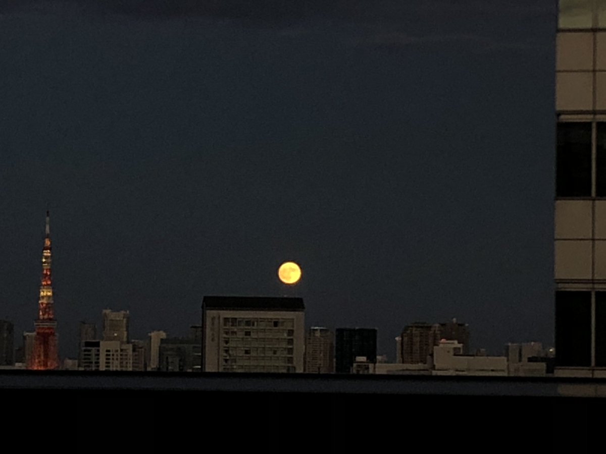 コスモプラネタリウム渋谷 Twitterissa 明日14日は満月です ぜひ 空を見上げてみてください なお コスモプラネタリウム渋谷の展示ロビーの窓からはタイミングが合えば上る月を東京タワーと一緒に見ることができます 13日夕方に撮影した月です 是非足を運んでみて
