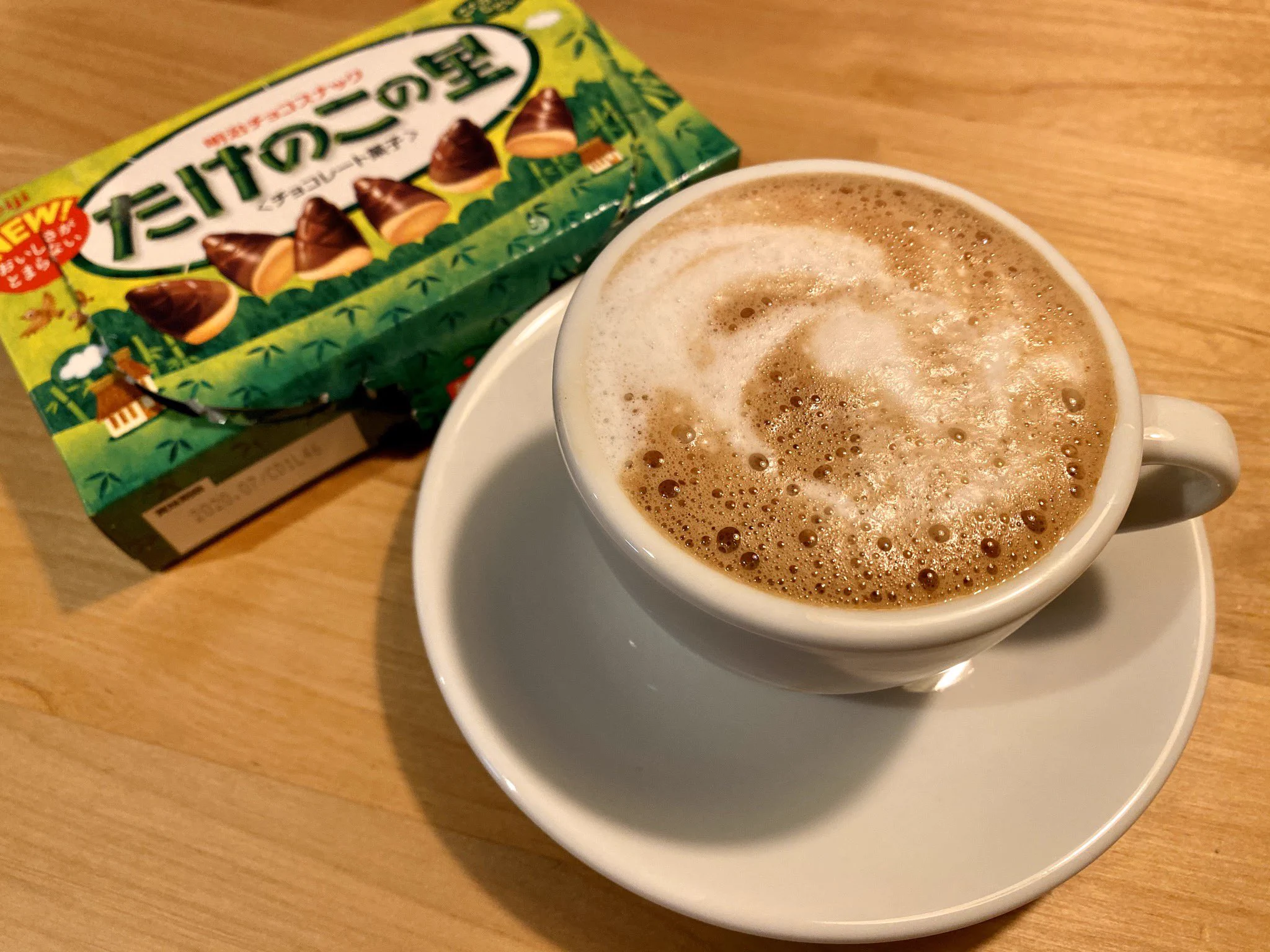 たけのこの里派の大勝利！？きのこの山を使ったカフェモカの作り方www