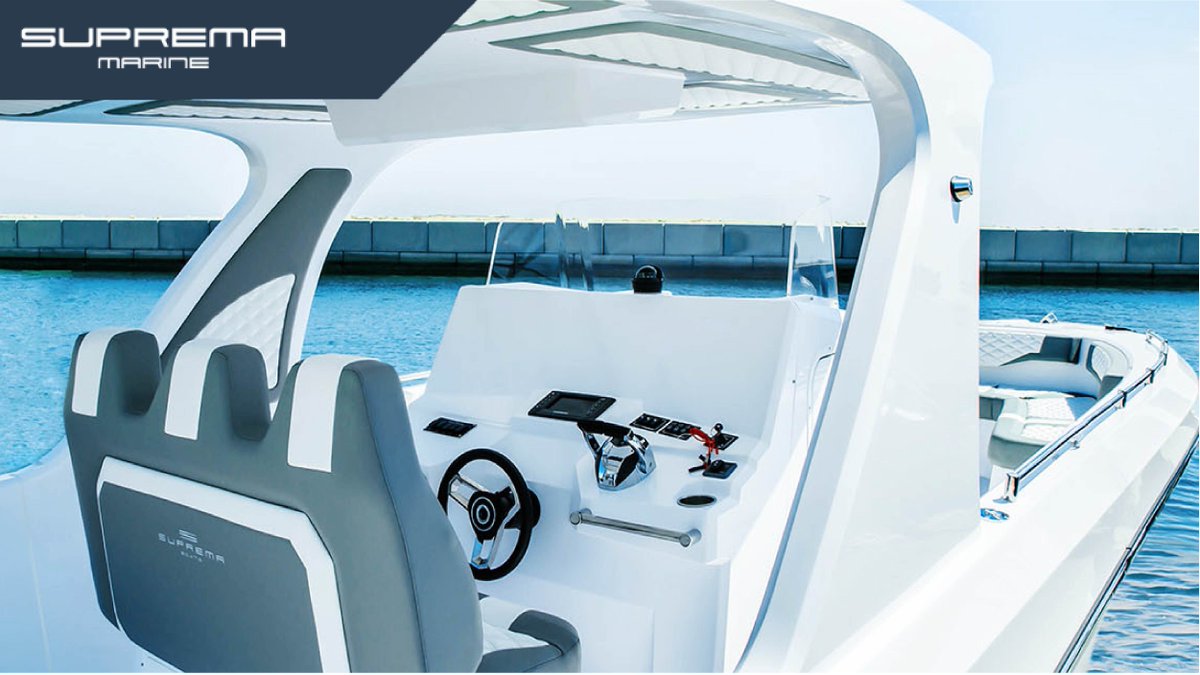 Our boats are built to provide you with both an experience of luxury, and enjoyment at sea. #SupremaMarine - where enjoyment meets quality

#SupremaBoats #Yacht #Boating #Sailing #Luxury #Sea #Bahrain #GCC #Marina #Sailboat #Lifestyle #ComfortableDesign #Boats #QualityServices