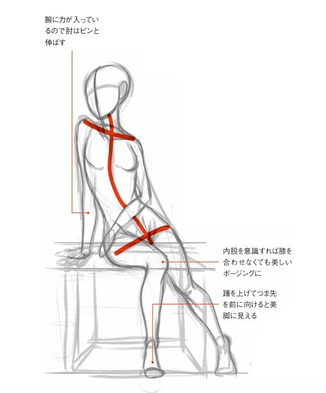 玄光社 超描けるシリーズ V Twitter 超描ネタ帳 描きづらい座りポーズですが 背骨のs字ラインを意識すると グッと動きが生まれます 足元の地面を意識することも重要ですよ 動きのあるポーズの描き方 女性キャラクター編 より T Co Gqtzes12iu 超 玄光社 超描けるシリーズ V Twitter 超描ネタ帳 描きづらい座りポーズですが 背骨のs字ラインを意識すると グッと動きが生まれます 足元の地面を意識することも重要ですよ 動きのあるポーズの描き方 女性キャラクター編 より T Co Gqtzes12iu 超