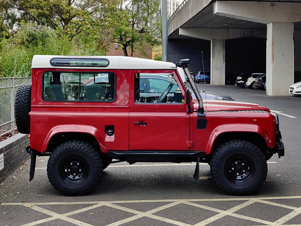 Probably the coolest thing you'll see today. #Defender90