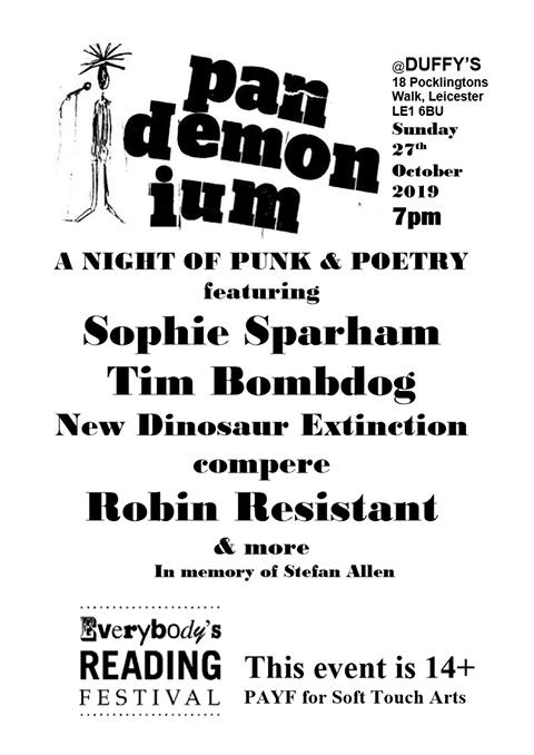 demoncrewsoc's tweet photo. Looking for a night of punk and poetry? Free on Sunday 27th October from 7pm? Well then, you'll love this 👇👇 https://t.co/S1rbHIyZ4w