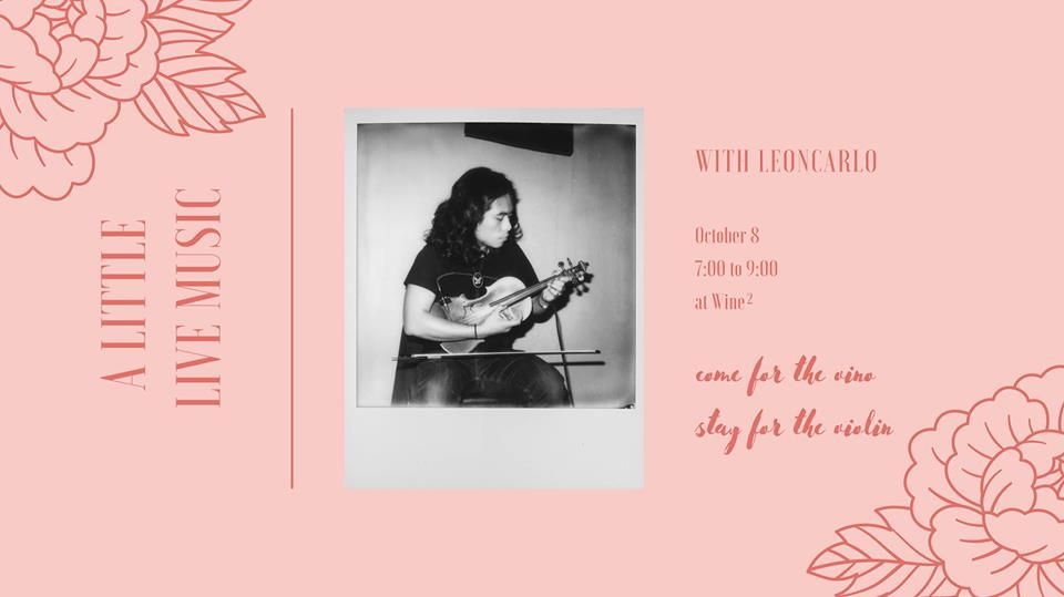 On Tuesday's this Fall at Wine Squared , join <a href="/Leoncarlo_Music/">Leoncarlo</a> from 7pm to 9pm a little live music! An instructor and integral part of DMSA member business <a href="/BondurisMusic/">Bonduris Music</a> , Leoncarlo will be weaving together intricate symphonic music before your very eyes and ears. Enjoy!