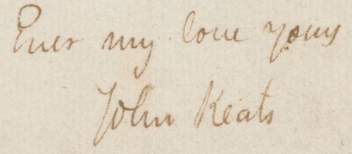 'We judge of peoples hearts by their Countenances; may we not judge of Letters in the same way?'

- John Keats, December 1819

#NationalLetterWritingDay