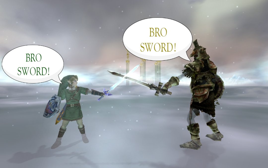 {Basically every time TP Link meets the Hero's Shade.}
