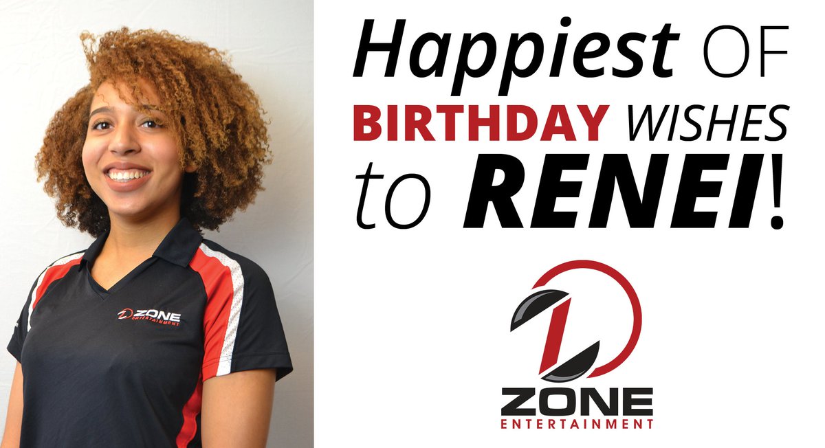ZoneCLE's tweet image. Wishing our team member Renei the happiest of birthdays!
