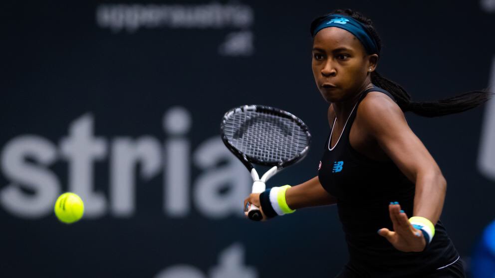 'Coco' Gauff, durante la final.