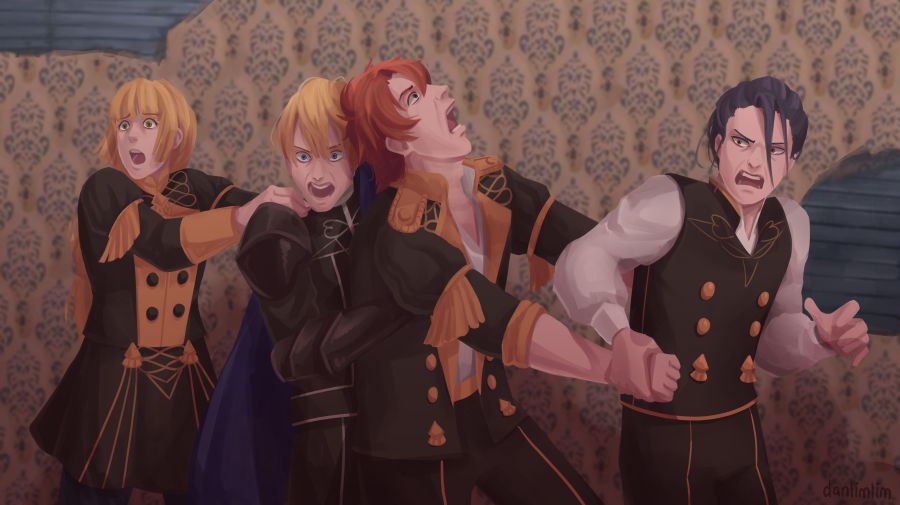 danlimlim's tweet photo. Fire Emblem: Three (haunted) Houses #FE3H https://t.co/ZqXzu8SO9k