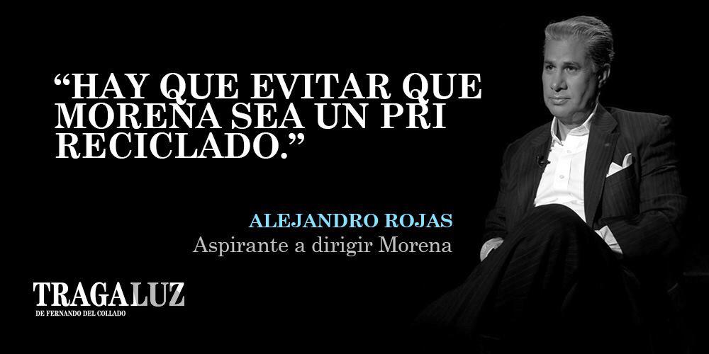 📸 AVANCE | - ¿Morena es la cuarta transformación del PRI? Fernando del Collado (@fdelcollado) conversa con Alejandro Rojas (@rojasdiazduran), aspirante a dirigir #Morena en #Tragaluz (@TragaluzenTV) http://mile.io/2pf3fde Lunes 20:45 horas por @mileniotv