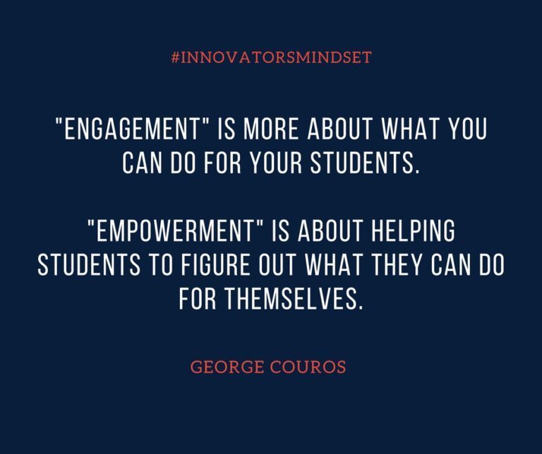 A5 - Focusing on Engagement &amp; Empowerment - Check out <a href="/katiemartinedu/">Katie Martin</a> <a href="/gcouros/">George Couros</a> #studentcenteredness #APCAT <a href="/NASSP/">National Assoc. of Secondary School Principals</a> <a href="/ERobbPrincipal/">Evan Robb</a>