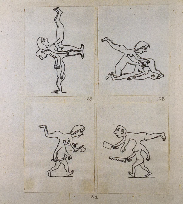 Maurice Henry, « Les 32 positions de l'androgyne », JJ Pauvert, 1961 