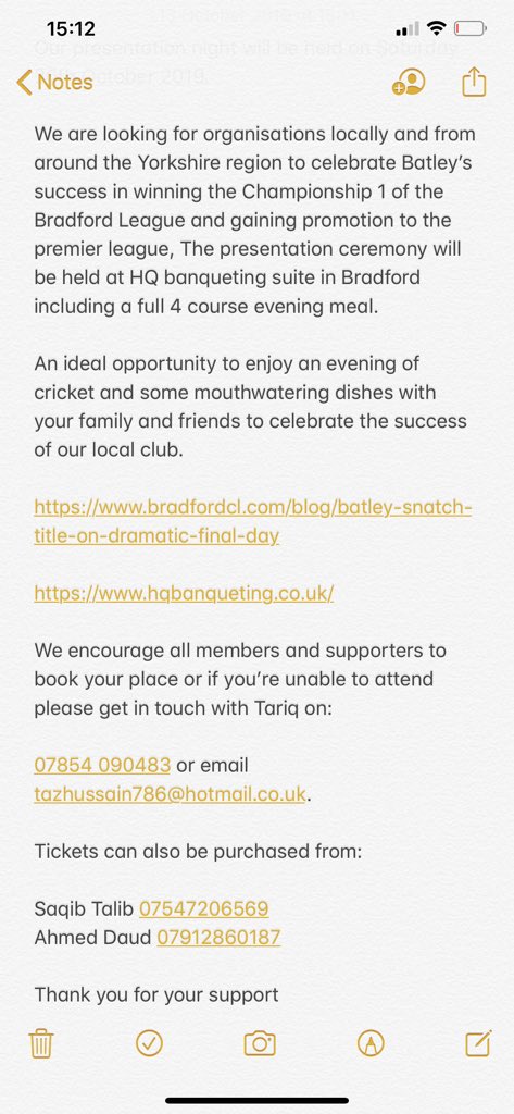Batley Cricket Club tweet media