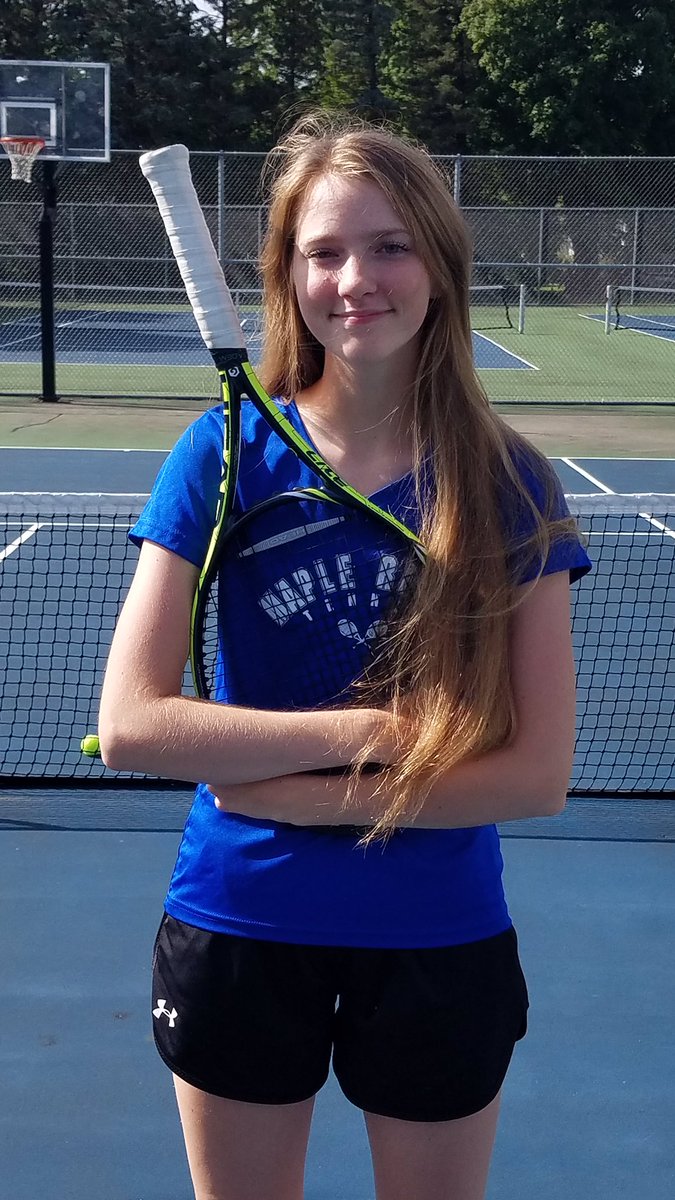 Vanessa Barkosky has qualified for the MSHSL State Individual Singles Tennis Tournament. 
Vanessa finished first in the Section 3a Single tournament. Vanessa will play Thursday 10.24.19 at 8am at the Reed Sweatt Family Tennis Center in Minneapolis. Congrats V! #WeAre