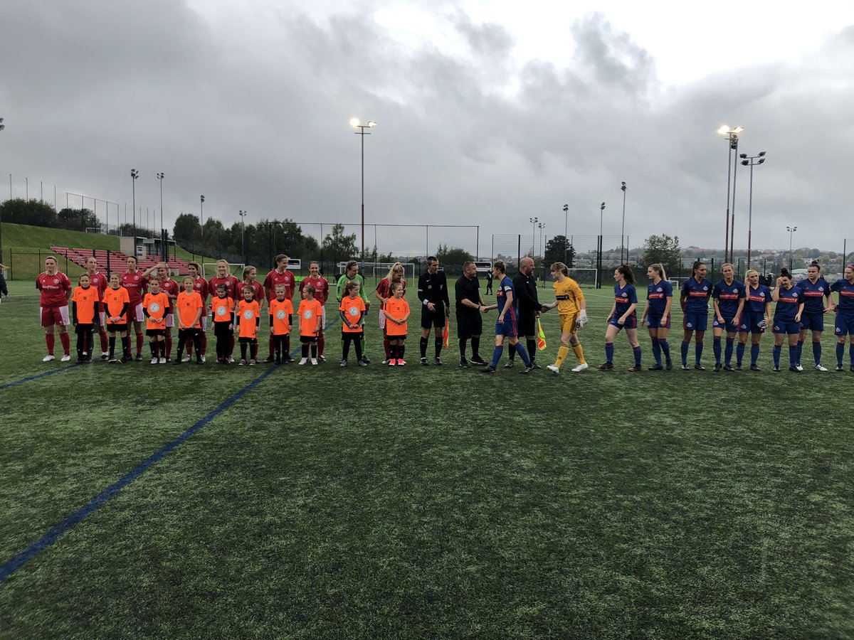 BarnsleyWFC's tweet photo. LINE UP | The Reds are out with today’s mascots Wombwell Main U9/U11s. 

COME ON GIRLS! 

#YouReds #FAWNLCup https://t.co/GnENGkvJSg
