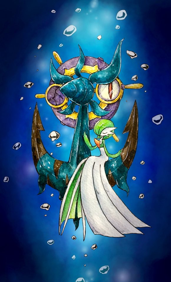 gardevoir pokemon (creature) green hair white skin colored skin two-tone skin full body multicolored skin  illustration images