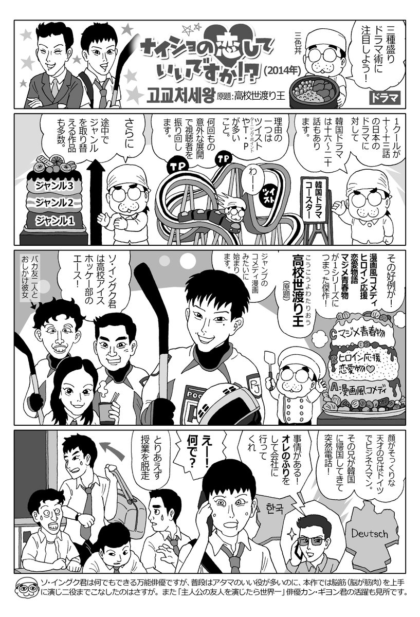 山口高史 Ar Twitter 2014年の作品ですが 空から降る一億の星 韓国版にも主演したソ イングク君の名作 ナイショの恋していいですか の紹介マンガを描きました 全5ページ 後半2ページは返信に ボイス のイ ハナさんのメガネっ娘の魅力も爆発 山口高史 Ar Twitter 2014年の作品ですが 空から降る一億の星 韓国版にも主演したソ イングク君の名作 ナイショの恋していいですか の紹介マンガを描きました 全5ページ 後半2ページは返信に ボイス のイ ハナさんのメガネっ娘の魅力も爆発