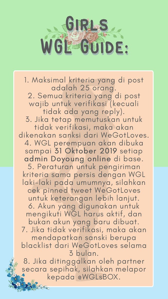 WeGotLoves's tweet photo. @WGLsBOX 🚨 GIRLS WGL 🚨

The wait is over, WeGotLoves for Girls is finally here! Pick your favorite partner and enjoy a date for the next three days♡ https://t.co/he6s2fnUdL