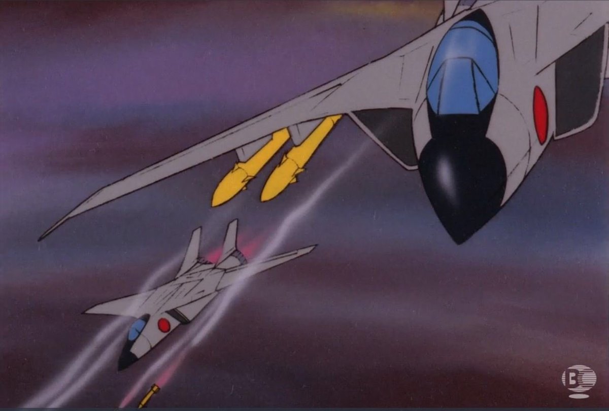 Yoshiyuki 昔のサンライズ系ロボアニメの戦闘機 日本がf 14を持っている世界か