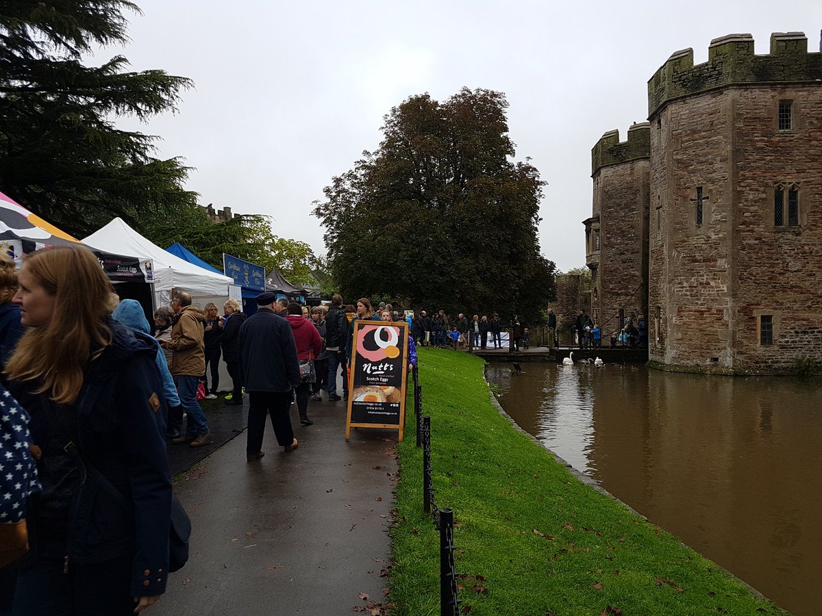 Rain has stopped and busy stalls! 

#WFF2019 #WELLSFOODFESTIVAL