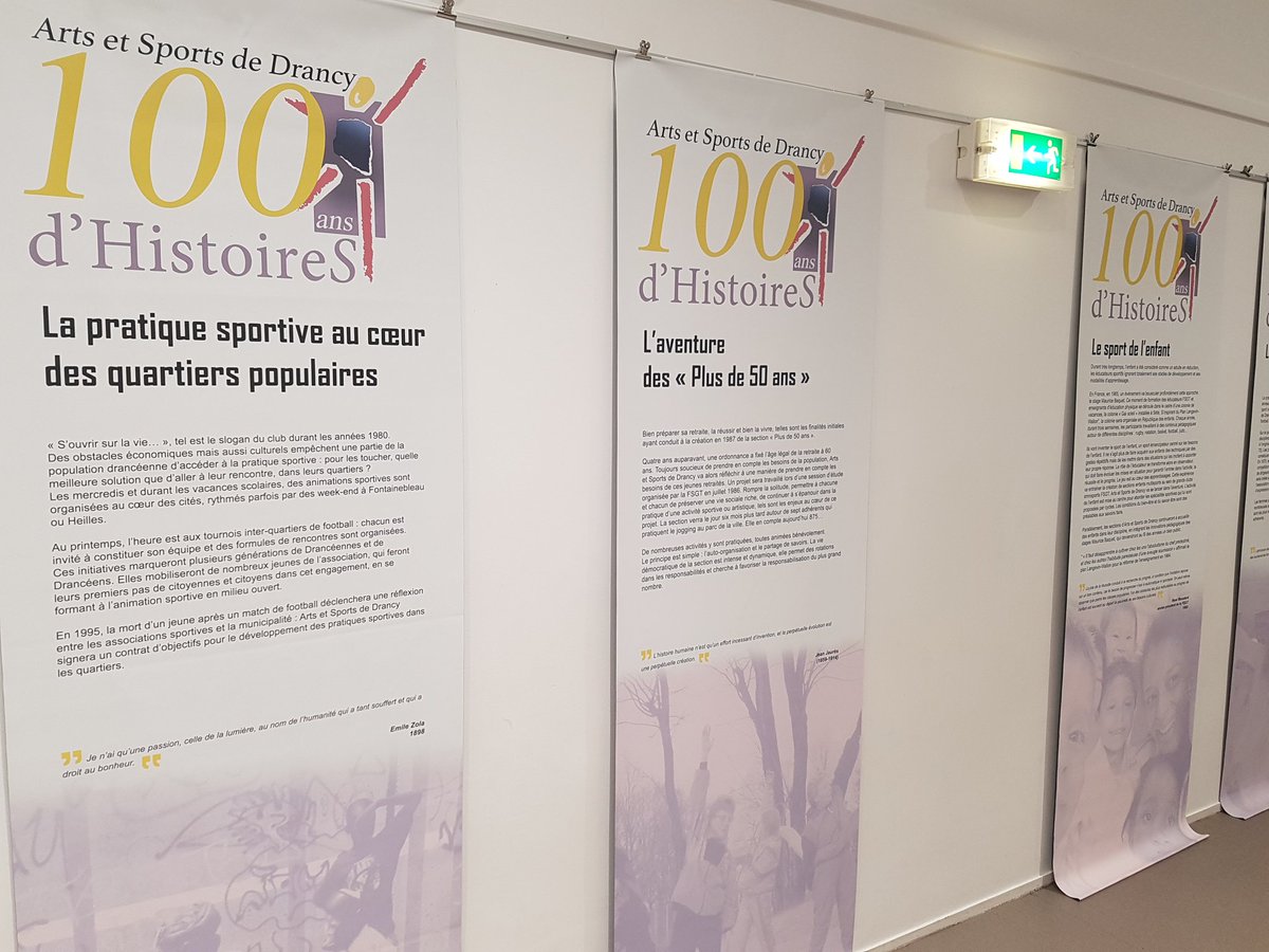💯🎂Joyeux anniversaire au grand club Arts et Sports de Drancy : 100 ans ! Un centenaire réussi qui a permis de renforcer les fondations de l'association fière de ses valeurs, de son passé, de ses engagements, et recréer un projet omnisports et d'ouvrir de nouveaux horizons 🙏🔥