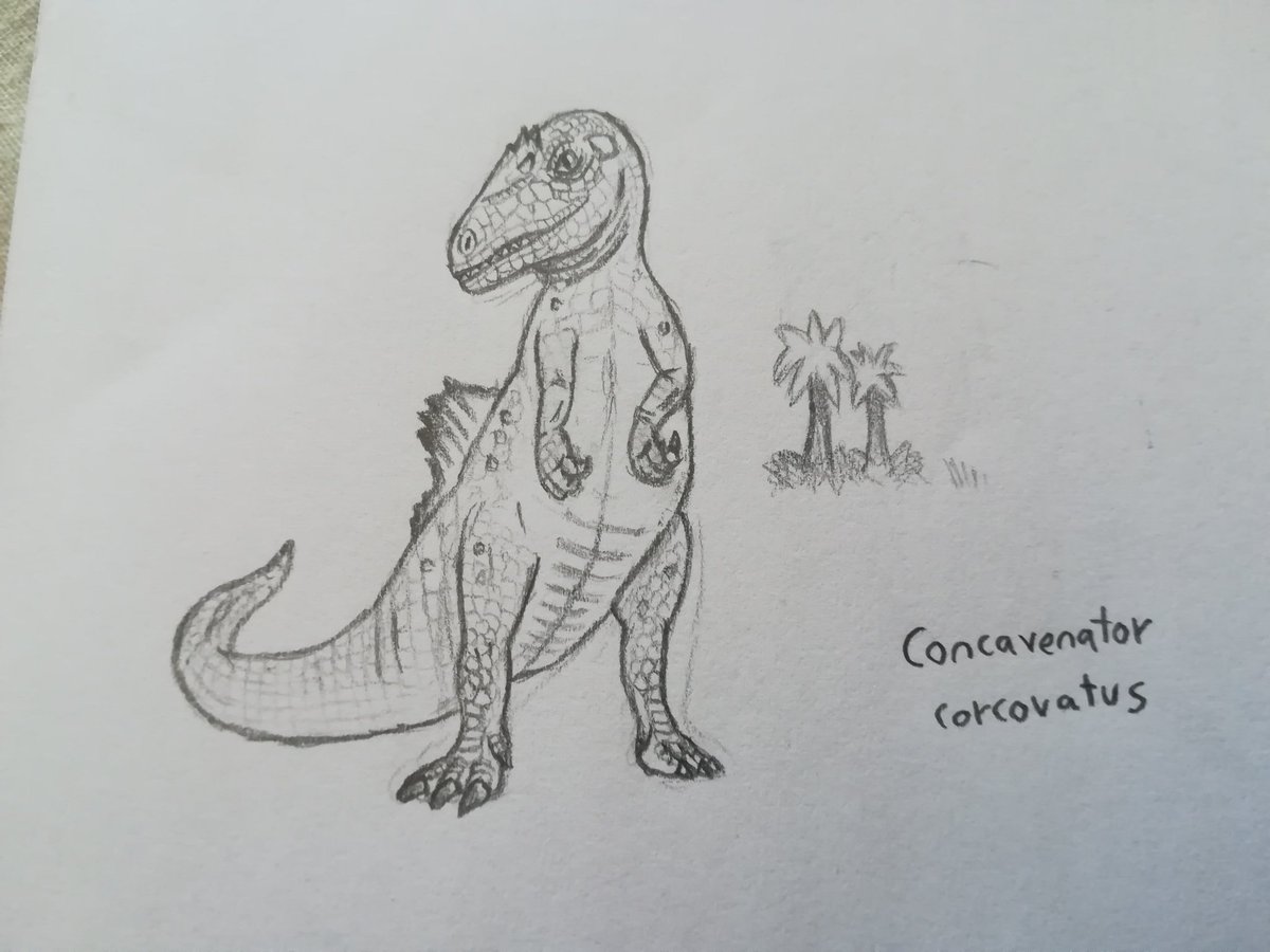 Jotaceeeee's tweet photo. #Inktober Día 6. Concavenator corcovatus estilo siglo XX. Totalmente inexacto pero quería ver como se vería nuestro carnívoro más grande cuando se creía que los dinosaurios eran más reptiles que aves. Cuenca, Cretáceo Inferior. https://t.co/IqnIas4wsk
