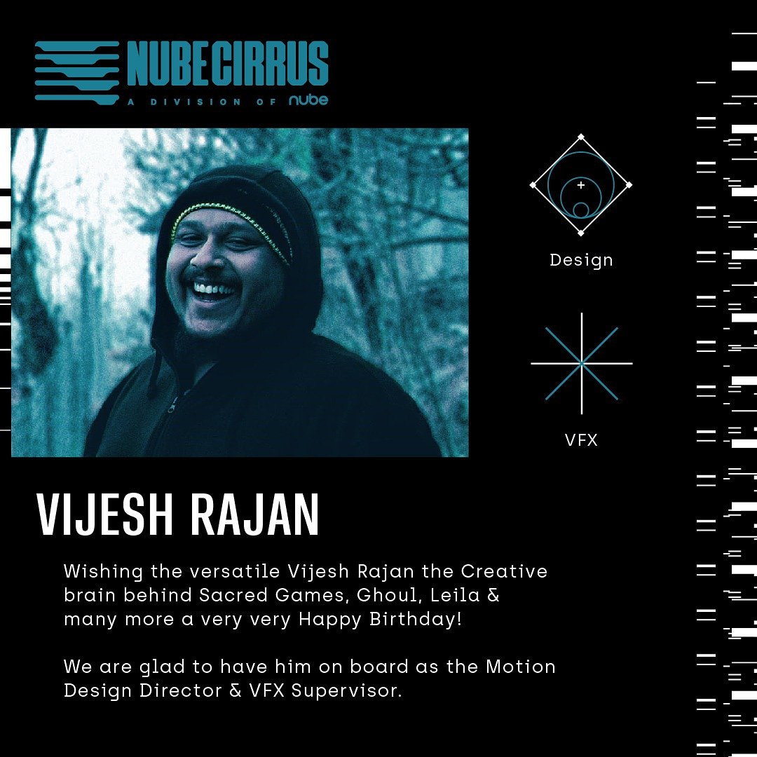 NubeCirrus's tweet photo. Wishing our motion design director &amp; VFX supervisor @vijesh_plexus  a very happy birthday https://t.co/rPACBo8rTM